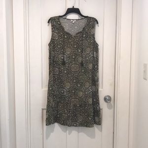 Large green Sonoma dress